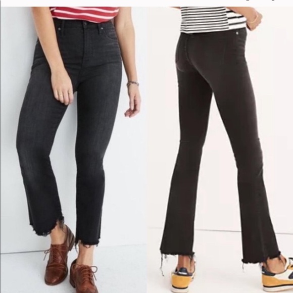 Madewell Denim - Madewell Cali Demi Boot Raw Hem